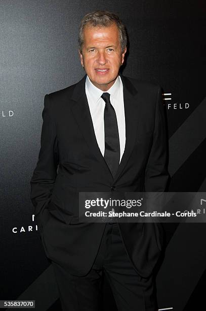 Mario Testino attends LE BAL hosted by MAC and Carine Roitfeld as part of Paris Fashion Week Spring / Summer 2013 at Hotel Salomon de Rothschild, in...