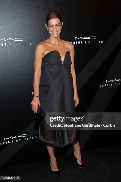 Joana Preiss attends LE BAL hosted by MAC and Carine Roitfeld as part of Paris Fashion Week Spring / Summer 2013 at Hotel Salomon de Rothschild, in...