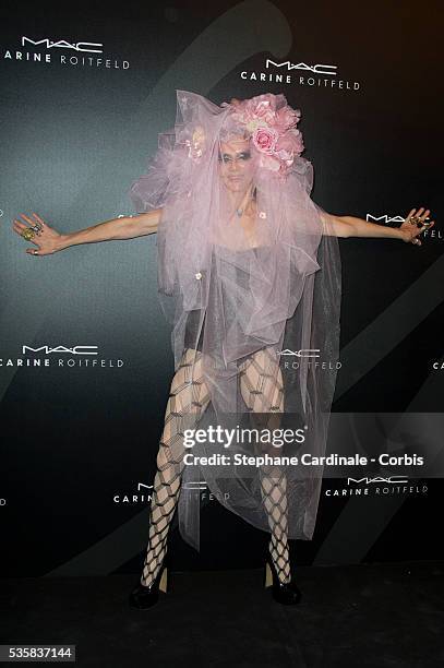 Suzanne Bartsch attends LE BAL hosted by MAC and Carine Roitfeld as part of Paris Fashion Week Spring / Summer 2013 at Hotel Salomon de Rothschild,...