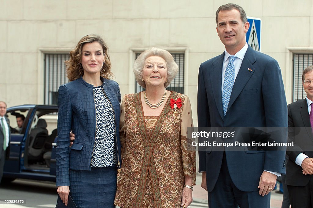 Spanish Royals Attend 'El Bosco' 5th Centenary Anniversary Exhibition