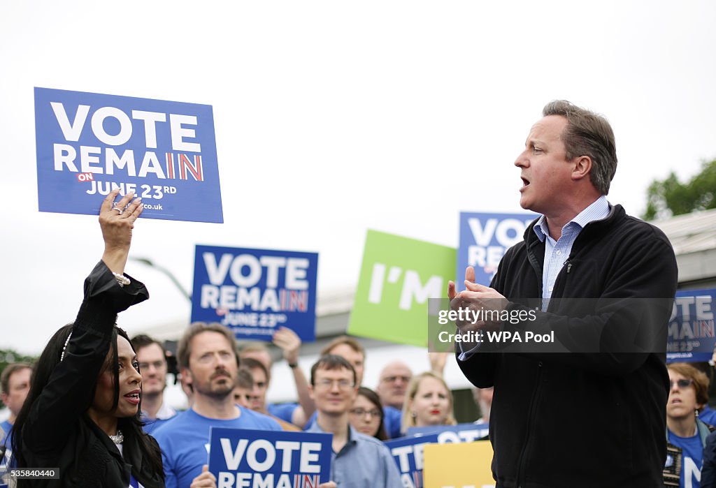 Sadiq Khan Joins Forces with David Cameron To Campaign For Britain To Remain In Europe