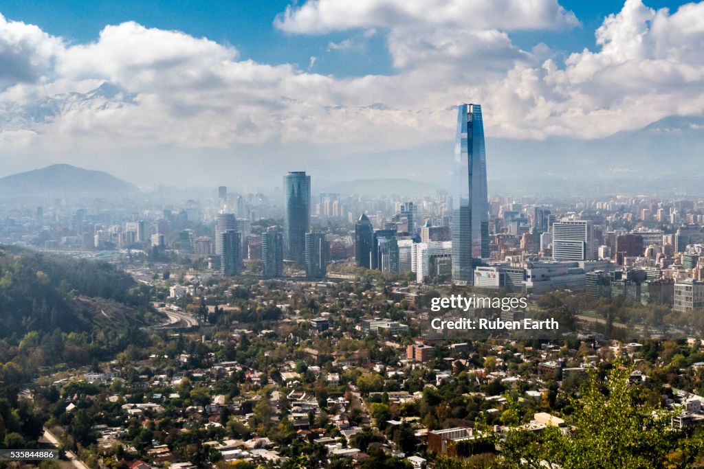 Costanera tower and city skyline