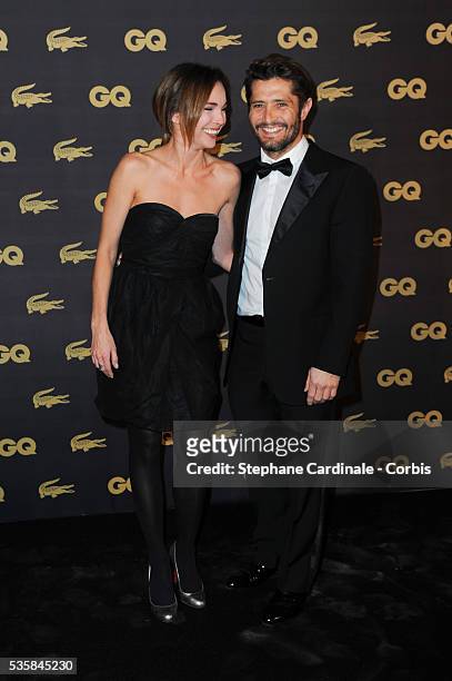 Claire Keim and Bixente Lizarazu attend the GQ Men of the Year 2012 awards at Musee d'Orsay, in Paris
