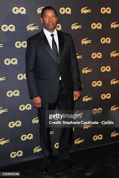 Denzel Washington attends the GQ Men of the Year 2012 Awards at Musee d'Orsay, in Paris