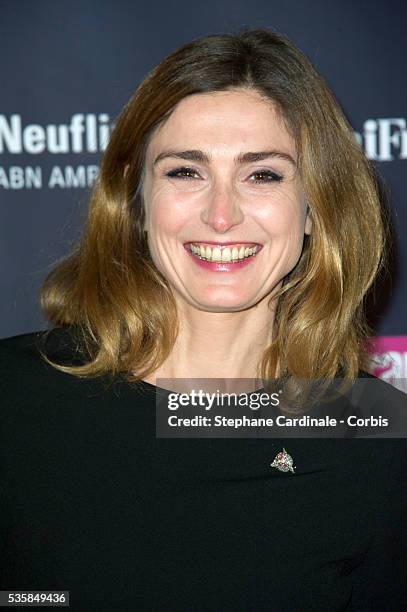 Julie Gayet attends the Trophees Du Film Francais 20th Ceremony at Palais Brongniart, in Paris.