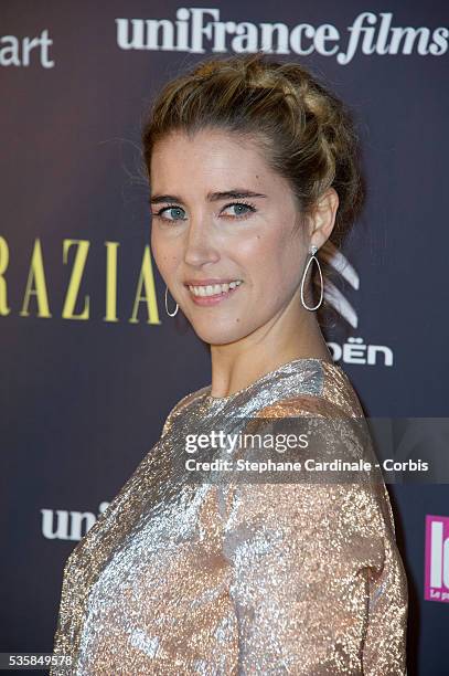 Vahina Giocante attends the Trophees Du Film Francais 20th Ceremony at Palais Brongniart, in Paris.