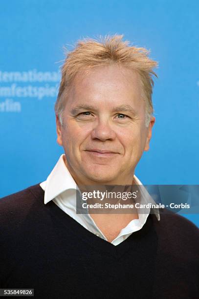 Jury member Tim Robbins attends the International Jury Photocall during the 63rd Berlinale International Film Festival at the Grand Hyatt in Berlin.