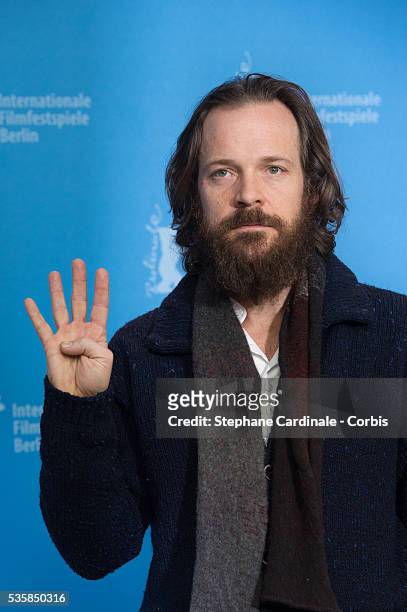 Actor Peter Sargaard attends the Lovelace Photocall during the 63rd Berlinale International Film Festival at Grand Hyatt Hotel, in Berlin.