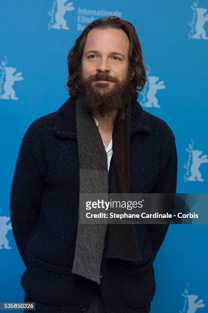 Actor Peter Sargaard attends the Lovelace Photocall during the 63rd Berlinale International Film Festival at Grand Hyatt Hotel, in Berlin.