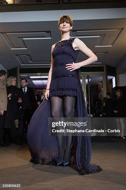 Anne Hathaway attends the Les Miserables Premiere during the 63rd Berlinale International Film Festival at Friedrichstadt-Palast in Berlin