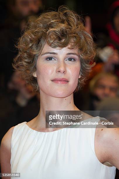 Carla Juri attends the 'Before Midnight' Premiere during the 63rd Berlinale International Film Festival at the Berlinale Palast in Berlin.