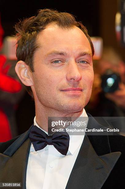 Actor Jude Law attends the 'Side Effects' Premiere during the 63rd Berlinale International Film Festival at Berlinale Palast, in Berlin.