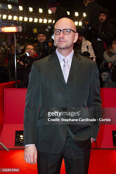 Director Steven Soderbergh attends the 'Side Effects' Premiere during the 63rd Berlinale International Film Festival at Berlinale Palast, in Berlin.
