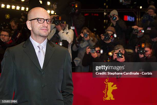 Director Steven Soderbergh attends the 'Side Effects' Premiere during the 63rd Berlinale International Film Festival at Berlinale Palast, in Berlin.