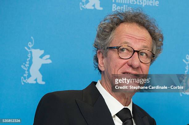Actor Geoffrey Rush attends the 'The Best Offer' Photocall during the 63rd Berlinale International Film Festival, at Grand Hyatt Hotel in Berlin.