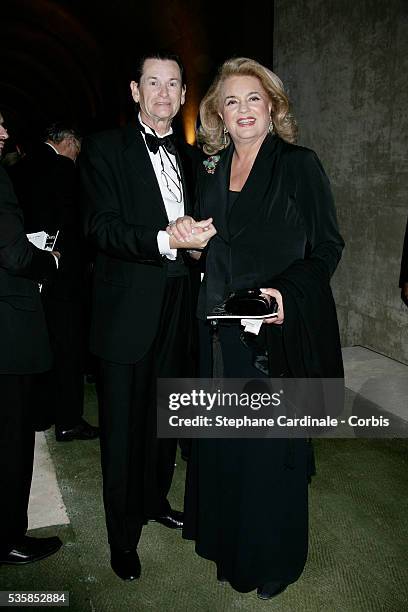 Jean Louis Scherrer with his wife attend the 10th 'Grand bal CARE' held in  Deauville, France on August 25, 2007. CARE is a leading humanitarian  organization fighting global poverty. Photo by Thierry