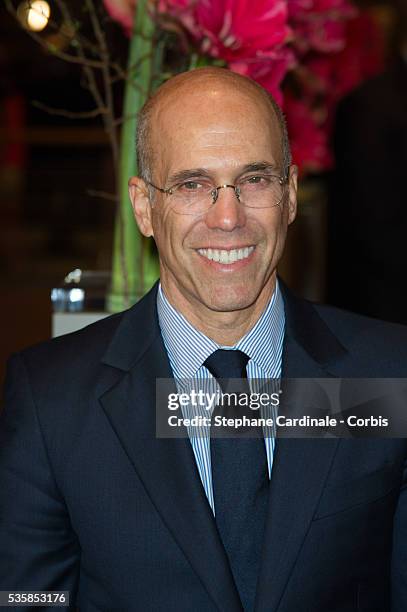 Jefrey Katzenberg attends 'The Croods' Premiere during the 63rd Berlinale International Film Festival at Berlinale Palast, in Berlin.