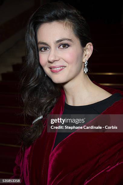 Julia Faure attends the Cesar Film Awards 2013 at Theatre du Chatelet, in Paris.