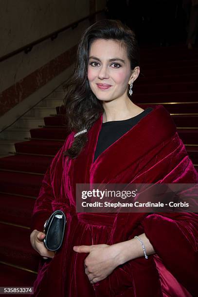 Julia Faure attends the Cesar Film Awards 2013 at Theatre du Chatelet, in Paris.