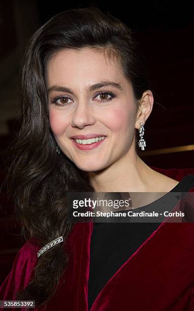 Julia Faure attends the Cesar Film Awards 2013 at Theatre du Chatelet, in Paris.