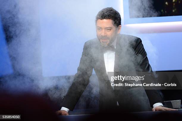 Manu Payet during the Cesar Awards Ceremony 2013 at Theatre du Chatelet, in Paris.