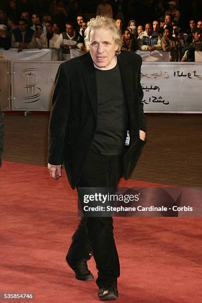 Director Abel Ferrara attends the Tribute to Shinji Aoyama at the 7th Marrakech Film Festival in Morocco.