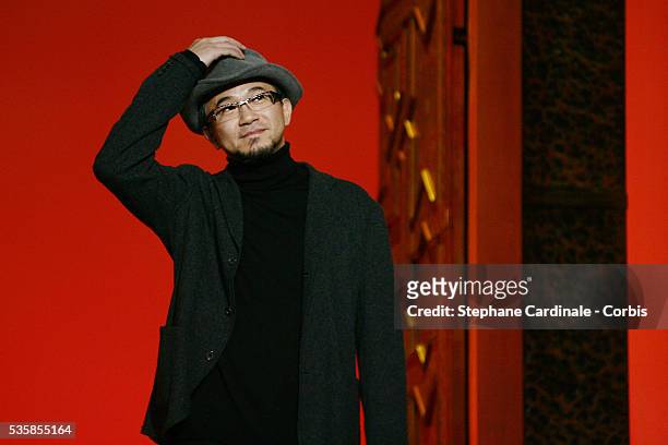 Director, writer and actor Shinji Aoyama at the Tribute to Shinji Aoyama honoring him at the 7th Marrakech Film Festival in Morocco.