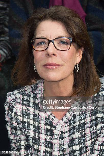 Princess Caroline of Hanover attends the Chanel Fall/Winter 2013/14 Ready-to-Wear show as part of Paris Fashion Week at Grand Palais, in Paris.