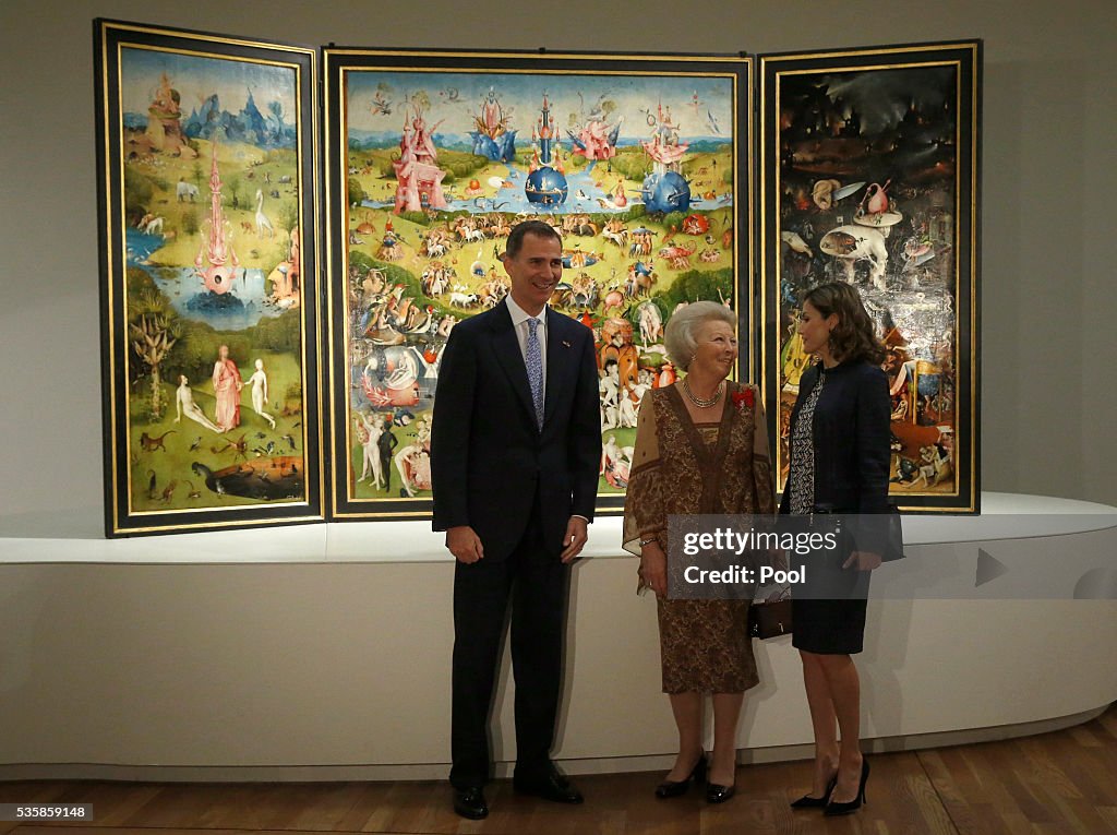 Royals Attend 'El Bosco' 5th Centenary Anniversary Exhibition