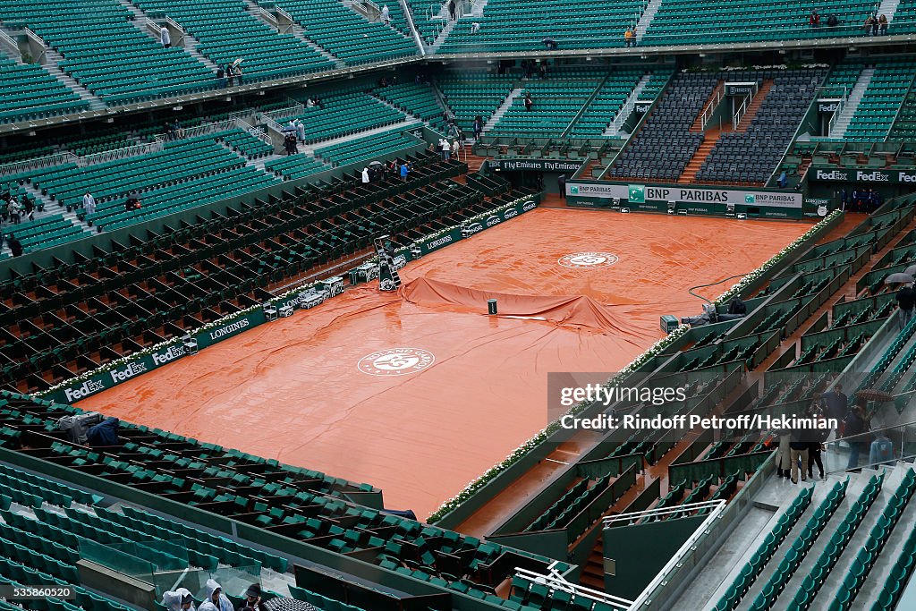 Celebrities at French Open 2016 - Day Nine