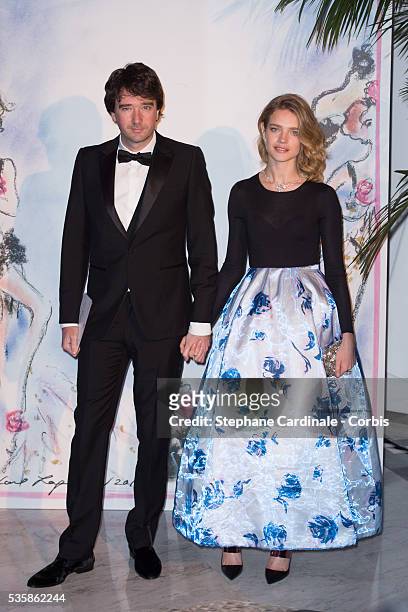 Antoine Arnault and Natalia Vodianova attend the 'Bal De La Rose Du Rocher' in aid of the Fondation Princess Grace on the 150th Anniversary of the...