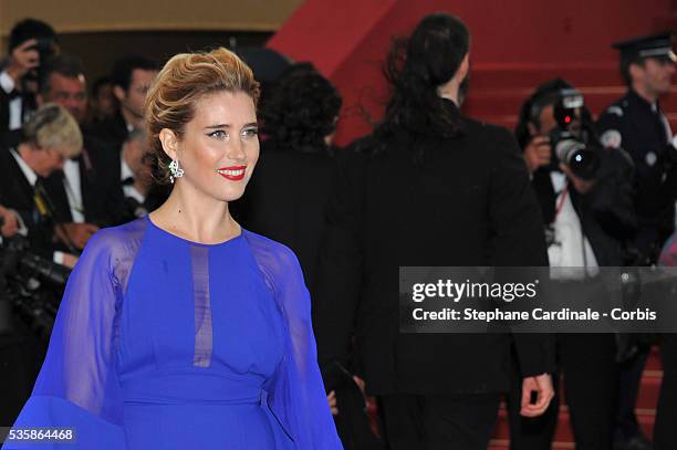 Vahina Gioccante attends the Opening Ceremony and 'The Great Gatsby' Premiere during the 66th Cannes International Film Festival.