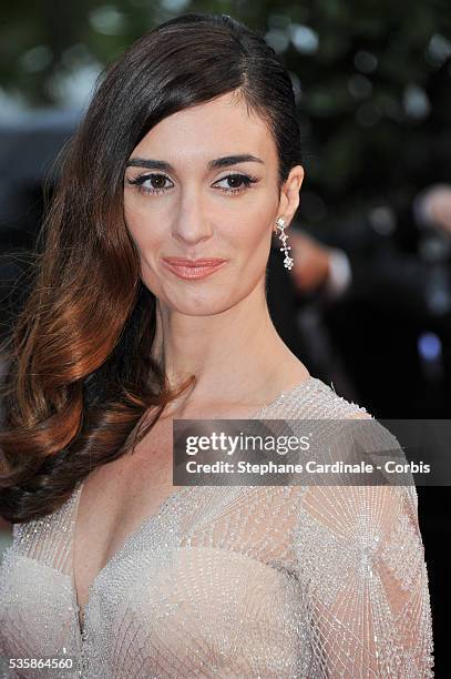 Paz Vega attends the Opening Ceremony and 'The Great Gatsby' Premiere during the 66th Cannes International Film Festival.