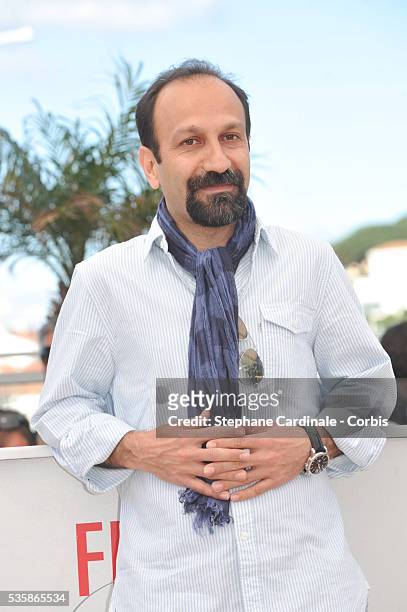 Director Asghar Farhadi attends Le Passe photo call during the 66th Cannes International Film Festival.