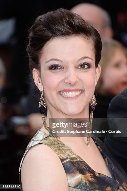 Camille Lellouche attends the 'Jimmy P. ' Premiere during the 66th Cannes International Film Festival.