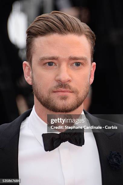 Justin Timberlake attends the 'Inside Llewyn Davis' premiere during the 66th Cannes International Film Festival.