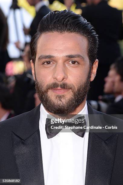 Maxime Nucci attends the 'Blood Ties' premiere during the 66th Cannes International Film Festival.