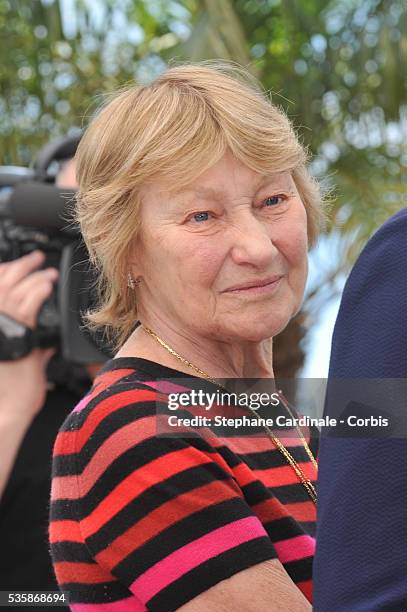 Marisa Borini attends the 'Un Chateau En Italie' photo call during the 66th Cannes International Film Festival.