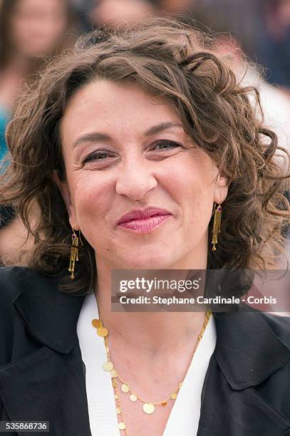 Noemie Lvovsky attends the 'Un Chateau En Italie' photo call during the 66th Cannes International Film Festival.