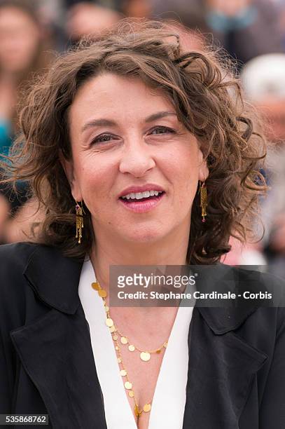 Noemie Lvovsky attends the 'Un Chateau En Italie' photo call during the 66th Cannes International Film Festival.
