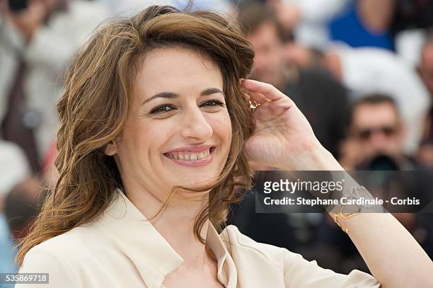 Anita Kravos attends the ''La Grande Bellezza' photo call during the 66th Cannes International Film Festival.