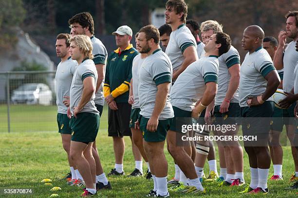 252 Springboks Training Session Team Announcement Stock Photos, High ...