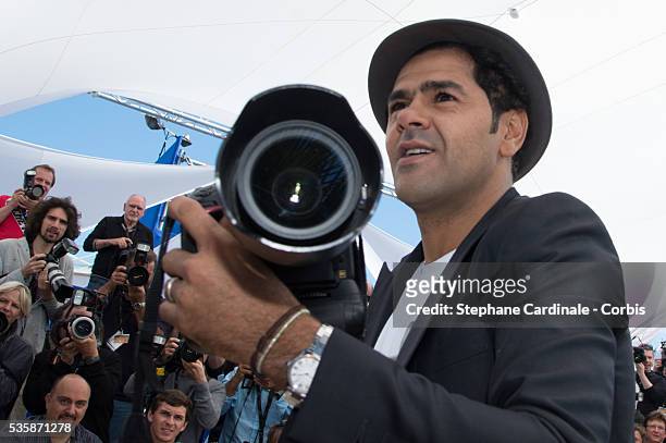 Jamel Debbouze attends the 'Ne Quelque Part' photo call during the 66th Cannes International Film Festival.