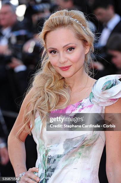 Beatrice Rosen attends the 'Behind The Candelabra' premiere during the 66th Cannes International Film Festival.