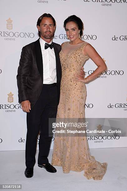 Jay Rutland and Tamara Ecclestone attend the 'de Grisogono Party' during the 66th Cannes International Film Festival.