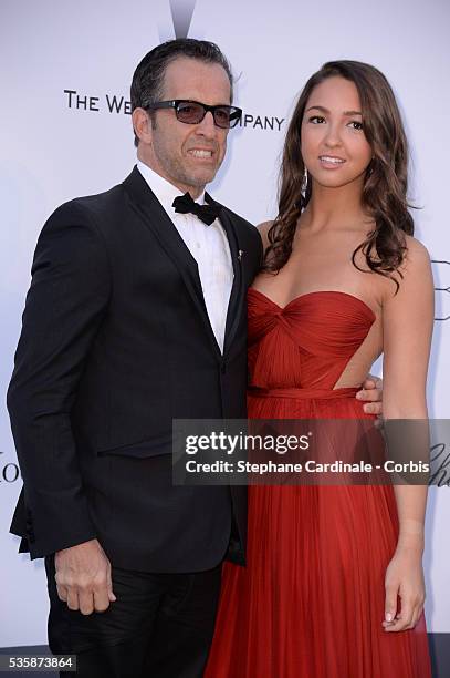 AmfAR Chairman of the Board Kenneth Cole and his daughter Catie Cole attend amfAR's 20th Annual Cinema Against AIDS during the 66th Cannes...