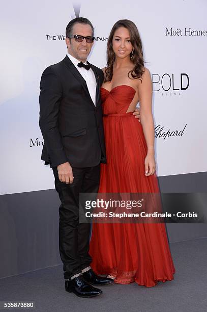 AmfAR Chairman of the Board Kenneth Cole and his daughter Catie Cole attend amfAR's 20th Annual Cinema Against AIDS during the 66th Cannes...