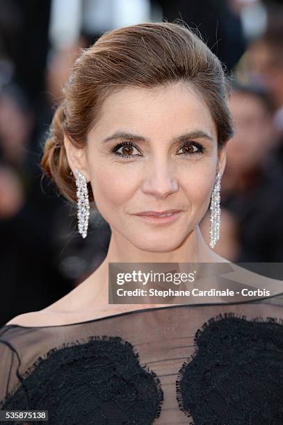 Clotilde Courau attends the 'The Immigrant' premiere during the 66th Cannes International Film Festival.