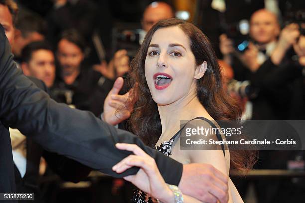 Amira Casar attends the 'Michael Kohlhaas' premiere during the 66th Cannes International Film Festival.