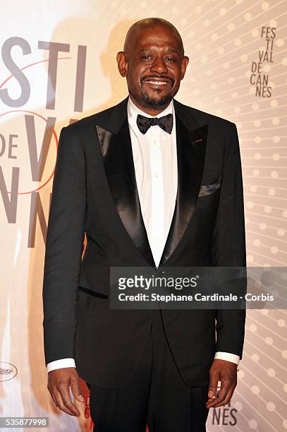 Forest Whitaker attends the 'Palme D'Or Winners dinner' during the 66th Cannes International Film Festival.